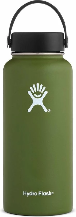 Hydro Flask Wide Mouth Flex Cap Drinkfles (946 Ml) - Olive 3 Hydro Flask Wide Mouth Flex Cap Drinkfles (946 Ml) - Olive