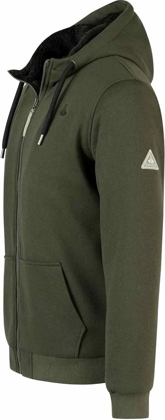 BJØRNSON Kenny Sweatvest Heren - Teddy Gevoerd - Hoodie - Maat XL - Rosin Groen 12 BJØRNSON Kenny Sweatvest Heren - Teddy Gevoerd - Hoodie - Maat XL - Rosin Groen - Afbeelding 10