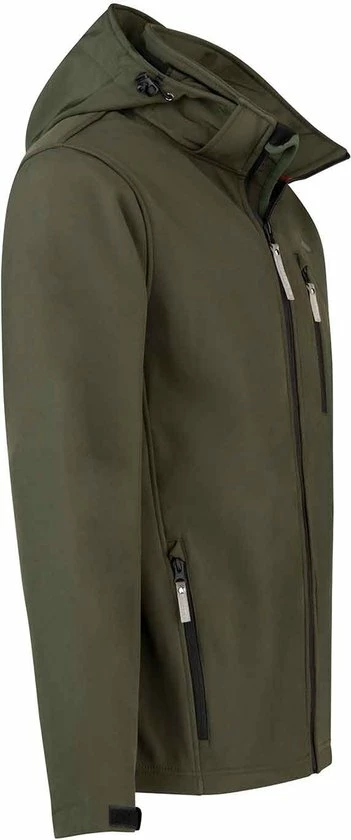 BJØRNSON DAG Softshell Jas 4 Seizoenen Heren - Winddicht - Fleece Gevoerd - Waterafstotend - Ademend - Outdoor Herenjas - Rits Zakken - Tussenjas - Maat 6XL - Olijfgroen 7 BJØRNSON DAG Softshell Jas 4 Seizoenen Heren - Winddicht - Fleece Gevoerd - Waterafstotend - Ademend - Outdoor Herenjas - Rits Zakken - Tussenjas - Maat 6XL - Olijfgroen - Afbeelding 5