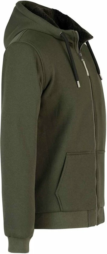 BJØRNSON Kenny Sweatvest Heren - Teddy Gevoerd - Hoodie - Maat XL - Rosin Groen 4 BJØRNSON Kenny Sweatvest Heren - Teddy Gevoerd - Hoodie - Maat XL - Rosin Groen - Afbeelding 2