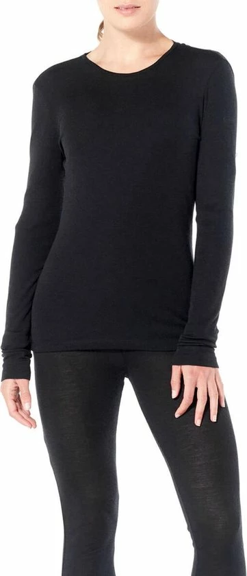 Icebreaker 175 Everyday LS Crewe Dames Thermoshirt - Black - XL 5 Icebreaker 175 Everyday LS Crewe Dames Thermoshirt - Black - XL - Afbeelding 3