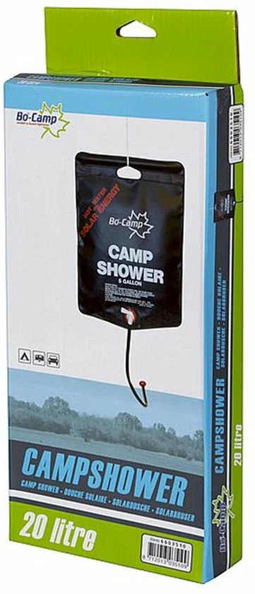 Bo-Camp Solar Douche - Camp Shower - 20 Liter - Zwart 4 Bo-Camp Solar Douche - Camp Shower - 20 Liter - Zwart - Afbeelding 2