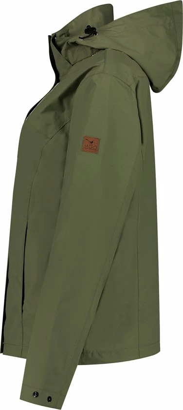 MGO Leisure Wear MGO Jane Jacket - Regenjas Dames - Kort Wind- En Waterdicht Jack - Olijfgroen - Maat M 5 MGO Leisure Wear MGO Jane Jacket - Regenjas Dames - Kort Wind- En Waterdicht Jack - Olijfgroen - Maat M - Afbeelding 3