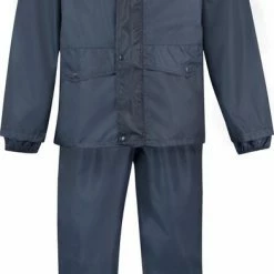 BJØRNSON Dusch Regenpak Dames & Heren - Waterdicht - Maat M - Donkerblauw -Stroller shop 393x840 1