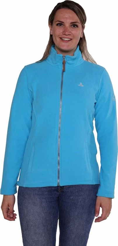 BJØRNSON Jenna Fleece Vest 4 Seizoenen Dames - Rits - Maat 42 - Atol Blauw 6 BJØRNSON Jenna Fleece Vest 4 Seizoenen Dames - Rits - Maat 42 - Atol Blauw - Afbeelding 4