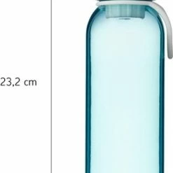 Mepal – Waterfles Pop-up Campus – 500 Ml – Rood – Drinkfles Kinderen – Zicht Op Inhoud – BPA Vrij -Stroller shop 410x840 1