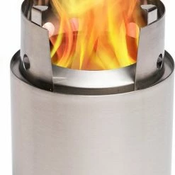 Solo Stove Titan Draagbare Kooktoestel. Geen Vloeibare Brandstof Nodig. Krachtige Efficiënte Houtverbranding En Weinig Rook. Voor 2-4 Personen, 304 Roestvrijstaal, Compact ⌀ 20 Cm, Hoogte 13 Cm, 468g. -Stroller shop 410x840 2
