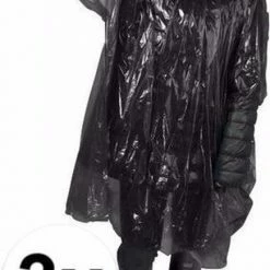 Merkloos 3x Wegwerp Regenponcho Zwart 7 Merkloos 3x Wegwerp Regenponcho Zwart -Stroller shop 435x840 4