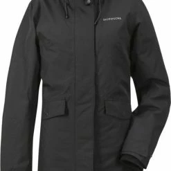 Didriksons - Erika Wns Parka - Black - Vrouwen - Maat 42
