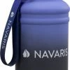 Navaris Fitness Drinkfles 1,3 Liter - Lichte Waterfles Van Roestvrij Staal Blauw - Grote Blauwe Waterfles RVS Voor Sport, Fitness, Yoga En Kamperen -Stroller shop 455x840 1