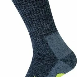 STAPP | 3-paar | Stevige Bamboe Wandel- En Werksokken Bamboo 28400 | Unisex | Grijs / Geel | Maat 47-50