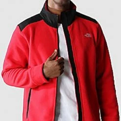 THE NORTH FACE Alpine Polartec 200 Rood Heren Fleece Jas Maat L -Stroller shop 502x840 5