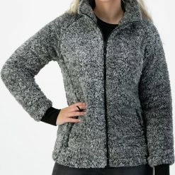 Kjelvik Dames Vest - Teddy Dames Vest - Philou - Zwart Gemeleerd - Maat 46 -Stroller shop 512x840