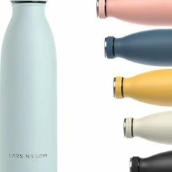 LARS NYSØM Roestvrijstalen Drinkfles 'Ren' 500ml Whispering Blue