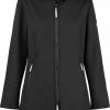 BJØRNSON Signe Softshell Winterjas Parka Dames - Teddy - Maat 40 - Zwart -Stroller shop 547x840