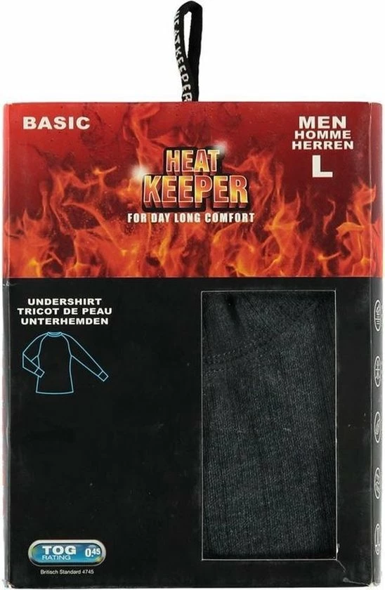 HEAT KEEPER Thermo Shirt Antraciet Grijs Lange Mouw Voor Heren L Antraciet 4 HEAT KEEPER Thermo Shirt Antraciet Grijs Lange Mouw Voor Heren L Antraciet - Afbeelding 2