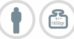 Abbey Camp Slaapzak - Ripstop - 210 X 82 Cm - Marine -Stroller shop 550x130