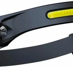 Merkloos Solar Hoofdlamp Met Bewegingssensor - 2 Werklichten - Oplaadbaar Via USB