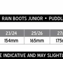Ralka Regenlaarzen Puddle Junior - Marineblauw - Maat 25/26 -Stroller shop 550x229