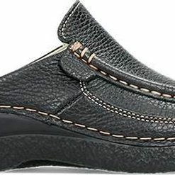 Wolky Comfortschoenen Roll Slide Zwart Leer -Stroller shop 550x247 2