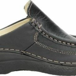 Wolky Comfortschoenen Roll Slide Zwart Leer -Stroller shop 550x251 2