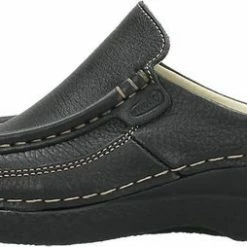 Wolky Comfortschoenen Roll Slide Zwart Leer -Stroller shop 550x254 2