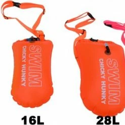 Oranje Zwemboei 28L Open Water Zwemmen Zwemboei - Unisex | Swim Chicky & Swim Hunky -Stroller shop 550x307 2