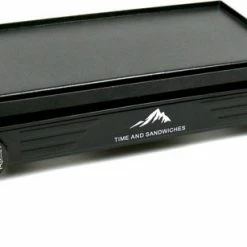 Isoproducts Gecertificeerd winkel 16 Time And Sandwiches T&S - Draagbaar Dubbel Gasvuur Met Grillplaat - Camping Kooktoestel - Kookstel - Bakplaat - Gasfornuis - 2 Pits - Elektrische Ontsteking - Kookvuur - Kampeer Vuur