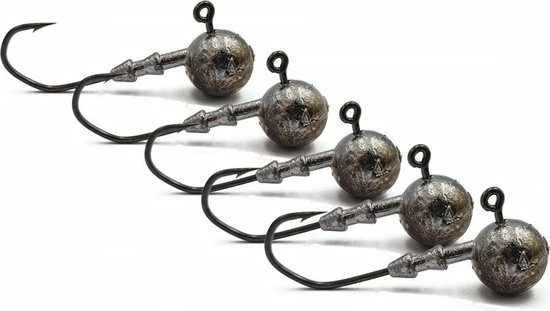 Fil Fishing Jighead - 10g - Haakmaat 3/0 - 5 Stuks - Loodkop Voor Roofvissen - Voor Kunstaas Shads & Softbaits 4 Fil Fishing Jighead - 10g - Haakmaat 3/0 - 5 Stuks - Loodkop Voor Roofvissen - Voor Kunstaas Shads & Softbaits - Afbeelding 2