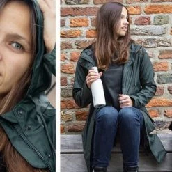 Ralka Regenjas Dames - Mizzle - Donkergroen - Maat 38 -Stroller shop 550x316 5