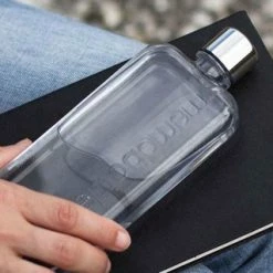 Memobottle Slim - Drinkfles - Transparant - 450ML -Stroller shop 550x319 3