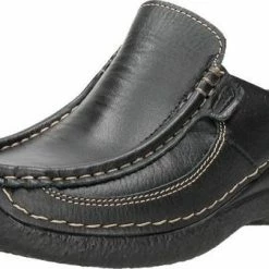 Wolky Comfortschoenen Roll Slide Zwart Leer -Stroller shop 550x337 3