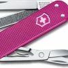 Victorinox Classic Alox Colors Zakmes - Flamingo Party - 5 Functies