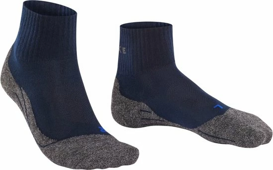 FALKE TK2 Explore Cool Short Wandelsokken Kort Zacht Thermisch Anti-blaar Antizweet Zonder Motief Met Elastische Boord Verkoelend Ademend Sneldrogend Blauw Heren Sportsokken - Maat 44-45 6 FALKE TK2 Explore Cool Short Wandelsokken Kort Zacht Thermisch Anti-blaar Antizweet Zonder Motief Met Elastische Boord Verkoelend Ademend Sneldrogend Blauw Heren Sportsokken - Maat 44-45 - Afbeelding 4