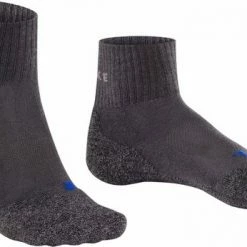 FALKE TK2 Explore Cool Short Wandelsokken Kort Zacht Thermisch Anti-blaar Antizweet Zonder Motief Met Elastische Boord Verkoelend Ademend Sneldrogend Grijs Dames Sportsokken - Maat 39-40 -Stroller shop 550x346