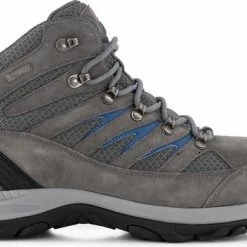 Travelin' Nyborg - Hoge Heren Wandelschoenen - Waterdicht En Ademend - Grijs Leer - Maat 46