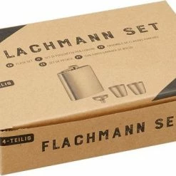 Merkloos Decopatent® RVS Heupfles - 4 Delige Gift Set - Platvink - RVS Zakflacon - Zakfles - Drankfles - Drankflacon Heupflesje - Incl. Trechter En 2x Bekers -Stroller shop 550x353 1