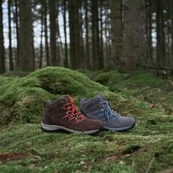 Travelin' Nyborg - Hoge Heren Wandelschoenen - Waterdicht En Ademend - Grijs Leer - Maat 46 -Stroller shop 550x366 23