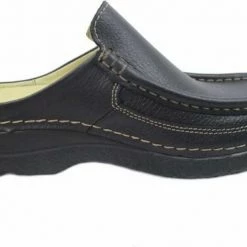 Wolky Comfortschoenen Roll Slide Zwart Leer -Stroller shop 550x371 2