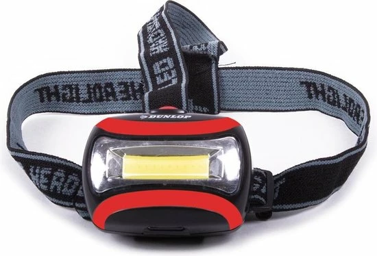 Dunlop Cob 1Watt - 60 Lumen - Hoofdlamp - Rood 4 Dunlop Cob 1Watt - 60 Lumen - Hoofdlamp - Rood - Afbeelding 2