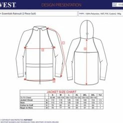 Portwest Regenpak 2 Delig Donker Blauw Maat XL -Stroller shop 550x387 2