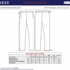 Portwest Regenpak 2 Delig Donker Blauw Maat XL -Stroller shop 550x387 3