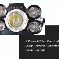 Headlight LED Hoofd Zaklamp - 8000 Lumen - Incl. 2x Batterij 18650 + Oplaadkabel -Stroller shop 550x389 2