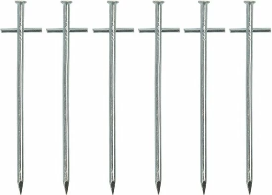ProPlus Pro Plus Rotspen 17 Cm Metaal Met Aangelaste Dwarspen - 6 Stuks 3 ProPlus Pro Plus Rotspen 17 Cm Metaal Met Aangelaste Dwarspen - 6 Stuks