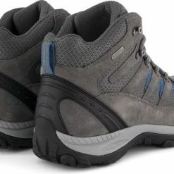 Travelin' Nyborg - Hoge Heren Wandelschoenen - Waterdicht En Ademend - Grijs Leer - Maat 46 -Stroller shop 550x398 2