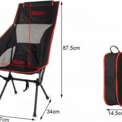 Merkloos Campingstoel Opvouwbaar - Zwart En Rood – Visstoel – Vouwstoel – Strandstoel – Inklapbaar – Lichtgewicht – Outdoor - Camping 6 Merkloos Campingstoel Opvouwbaar - Zwart En Rood – Visstoel – Vouwstoel – Strandstoel – Inklapbaar – Lichtgewicht – Outdoor - Camping -Stroller shop 550x399 2