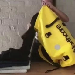 Northcore 40L Rugzak Droogtas Heavy Duty Dry Bag Backpack - Geel -Stroller shop 550x402 6