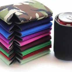 ELiving Koel Houder Voor 33cl Blikjes. Koel Houd Hoesjes, Willekeurige Kleuren, Set Van 2 Stuks