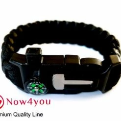 Now4you Paracord Survival Armbanden Set 4 Kleuren Met Kompas -Stroller shop 550x420 4