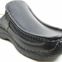 Wolky Comfortschoenen Roll Slide Zwart Leer -Stroller shop 550x428 5